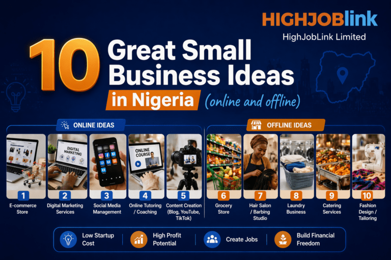 10 Great Small Business Ideas in Nigeria for 2026 (online and offline) 7 10 Great Small Business Ideas in Nigeria for 2026 (online and offline)