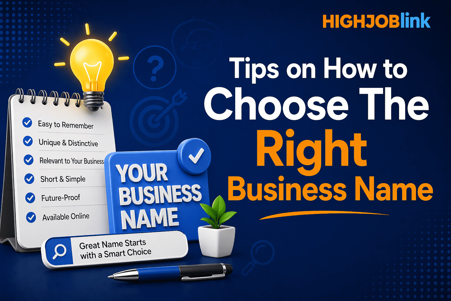 6 Tips on How to Choose The Right Business Name in 2026