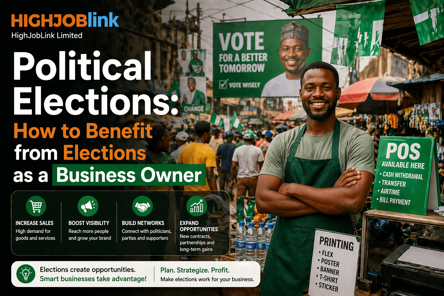 Political elections How to benefit from elections as a business owner