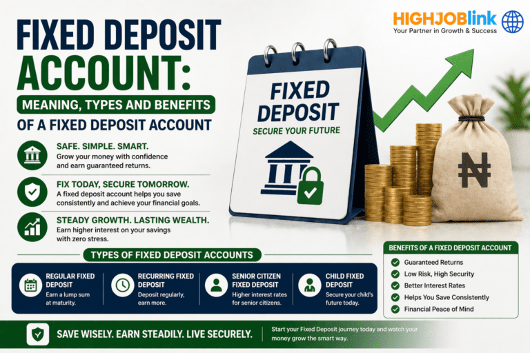 Fixed Deposit Account Meaning, Types and Benefits of a Fixed Deposit Account