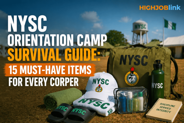 NYSC Orientation Camp Survival Guide 2026: 15 Must-Have Items for Every Corper 1 NYSC Orientation Camp Survival Guide 2026 15 Must-Have Items for Every Corper