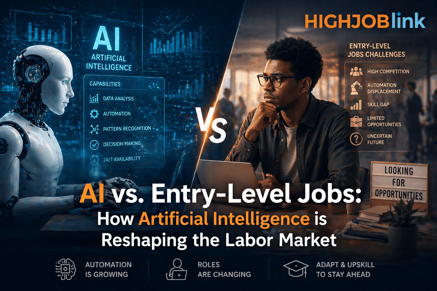 AI vs. Entry-Level Jobs How Artificial Intelligence is Reshaping the 2026 Labor Market