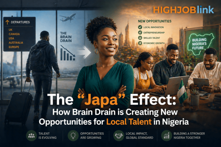 The "Japa" Effect 2026: How Brain Drain is Creating New Opportunities for Local Talent in Nigeria 1 The Japa Effect 2026 How Brain Drain is Creating New Opportunities for Local Talent in Nigeria