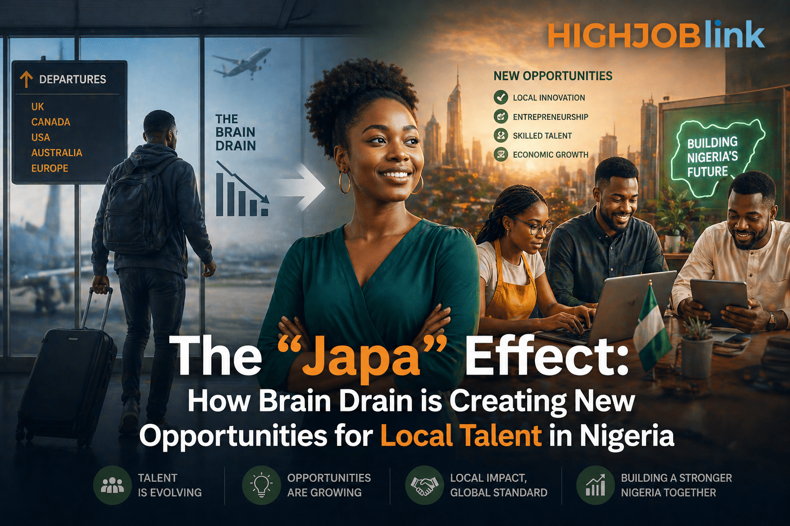The Japa Effect 2026 How Brain Drain is Creating New Opportunities for Local Talent in Nigeria