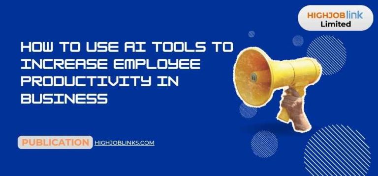 How to Use AI Tools to Increase Employee Productivity in Business