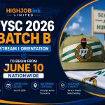 NYSC 2026 Batch B Stream I orientation to begin from June 10 Nationwide 1 NYSC 2026 Batch B Stream I orientation to begin from June 10 Nationwide